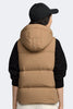 Womens Junction Puffer Vest -Black Label -Desert Sand-2622WB