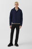 Mens Lodge Coach Jacket Atlantic Navy 2755M