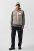 Mens Lawrence Puffer Vest White Label-Limestone -2804MW