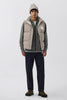 Mens Lawrence Puffer Vest White Label-Limestone -2804MW