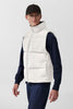 Mens Lawrence Puffer Vest White Label North Star White 2804MW