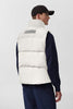 Mens Lawrence Puffer Vest White Label North Star White 2804MW