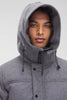 Mens MacMillan Parka Wool Carbon Melange 3804M1