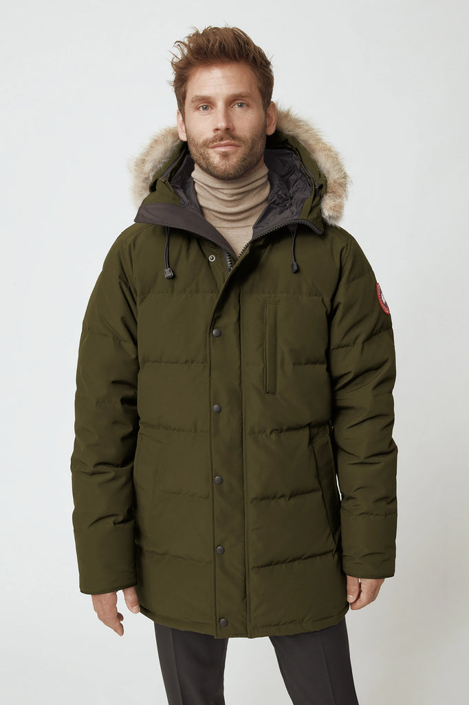 Mens Heritage Carson Parka Military Green 3805M
