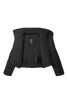 Womens Garnet Cropped Puffer Black 4822W