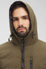 Mens Lodge Hoody-Military Green-5078M
