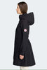 Womens Cardero Rain Jacket-Black-5636W