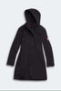 Womens Cardero Rain Jacket-Black-5636W