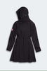 Womens Cardero Rain Jacket-Black-5636W