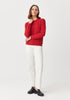 Womens Stitch Sweater Pomegranate 1859
