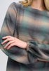 Womens Tyra Top Fern Check 600119