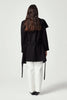 Womens Emery Wrap Coat Black 600173