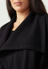 Womens Emery Wrap Coat Black 600173