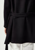 Womens Emery Wrap Coat Black 600173
