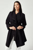 Womens Emery Wrap Coat Black 600173