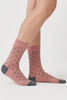 Unisex Spot Socks Dusty Pink Mix 6769B