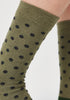 Unisex Spot Socks sage Mix 6769B