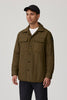 Mens Carlyle Quilted Shirt Jacket Black Label Military Green 6845MB
