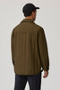 Mens Carlyle Quilted Shirt Jacket Black Label Military Green 6845MB