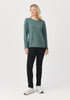 Womens Essential Crew-Tuatara-6874
