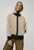 Womens Simcoe Oversized Hoody Kind High Pile Fleece - Light Tan