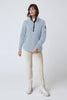 Womens Severn ½ Zip Sweater - Dawn Blue