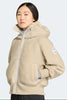 Womens Chilliwack Fleece Bomber Jacket- Linen-7102W1
