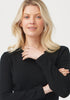 Womens Round Neck Top 8285 Black 8285