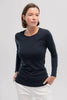 Womens Round Neck Top 8285 Dark Navy 8285
