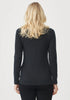 Womens Round Neck Top  Graphite  8285