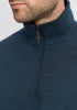Mens Sport Half Zip Tasman Melange 9173A