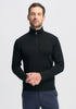 Mens Pua Zip Shirt Black-9379