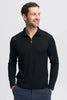 Mens Pua Zip Shirt Black-9379