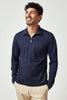 Mens Pua Zip Shirt Dark Navy-9379