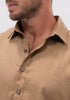 Mens Oren Shirt  Walnut  9566C