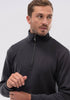Mens Liam Half Zip  Phantom 9589