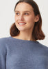 Womens Nova Crew Sweater-Waterfall-100219