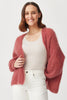 Womens Yama Cardi Pink Clay 100315