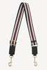 Feature Strap Webbing Black/White/Merlot