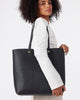 Carter Tote - Black + Taupe