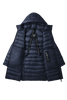 Womens Cypress Hooded Jacket Black Label - Atlantic Navy-2235LB