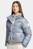 Womens Cypress Cropped Puffer White Label-Light Ozone Blue-2256WW