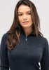 Womens Mountainsilk Half Zip-Dark Navy-6742