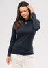 Womens Mountainsilk Half Zip-Dark Navy-6742