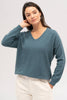 Womens Relax V Sweater Drift-100077