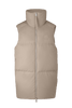 Womens Garnet Long Vest Desert Sand -4824W