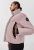 Womens Junction Cropped Puffer Black Label Lucent Rose 2620WB