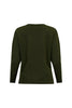 Womens Loobies Story Spencer Sweater Olive-LSK2530