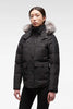 Moose Knuckle - Anguille Jacket - Black/Frost Fox Fur