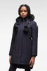 Moose Knuckle - Stirling Parka LDS- Navy/Black Fox Fur
